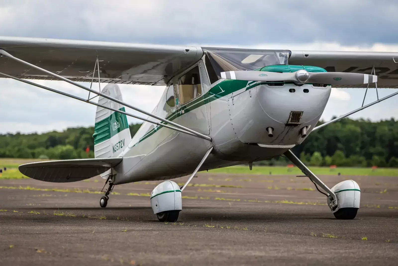 Cessna 140 N3572V, our tailwheel training aircraft